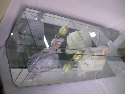 Glass display case cabinet used 64