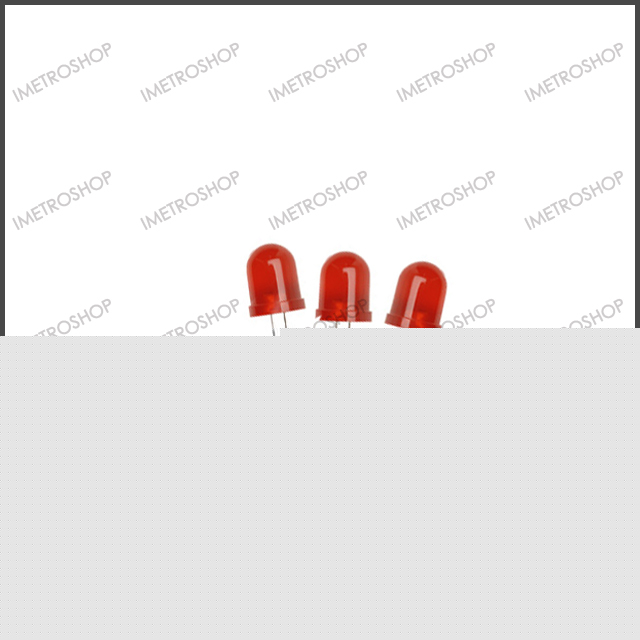 LOT100 3MM red flash flashing defused led