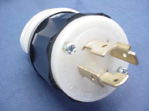 Leviton L14-20 locking plug twist lock 20A 125/250V