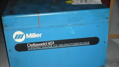 Miller deltaweld 451 welding power unit