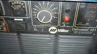 Miller deltaweld 451 welding power unit