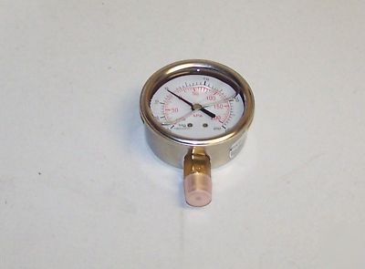 New 19 grainger 5WZ74 compound gauges, liquid filled, 