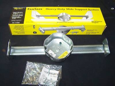 Reiker heavy duty ceiling fan / light support system