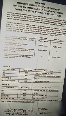 Zenith 600 amp automatic transfer switch