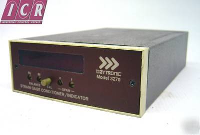 Daytronic 3270 strain gage conditioner indicator