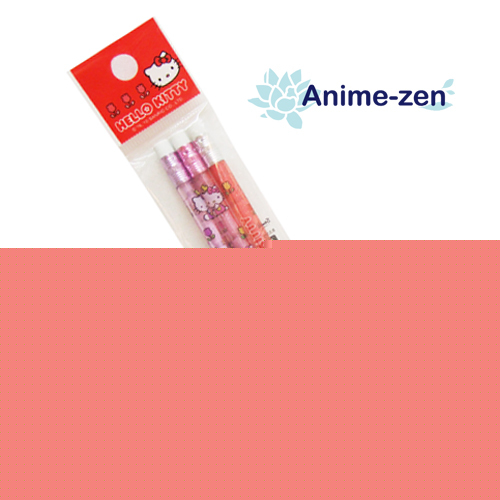Hello kitty pencil eraser top 3PCS set sanrio