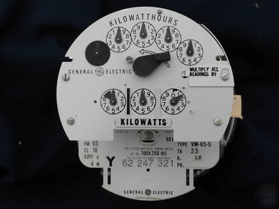 Kilowatthour meter general electric type m-60