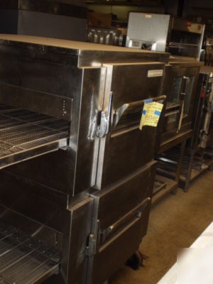Lincoln impringer double dec conveyor pizza oven