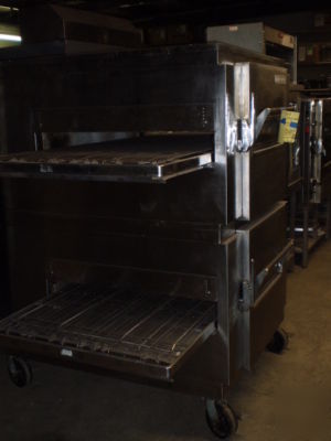 Lincoln impringer double dec conveyor pizza oven