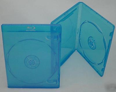 100 blu ray single dvd cd bd case movie game blue 12MM