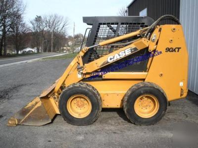 2003 case 90XT skidloader, 2 speed transmission