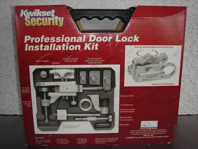 New kwikset professional door lock installation kit- 