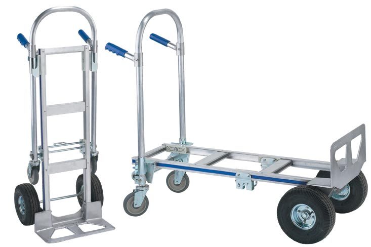 New wise air tire aluminum cobra convertible hand truck