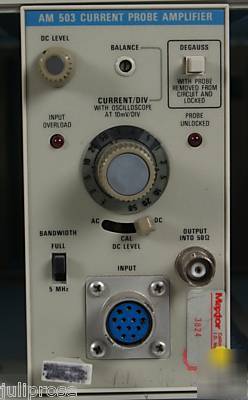 Tektronix AM503S current measurement AM503 A6303