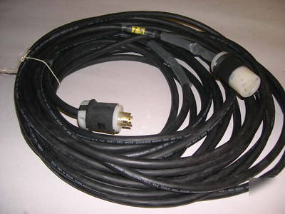 Tmb 12/3 power cable w/ hubbell twist lock 75' long
