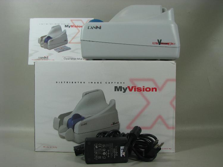 Used panini myvision x sd usb check image scanner 