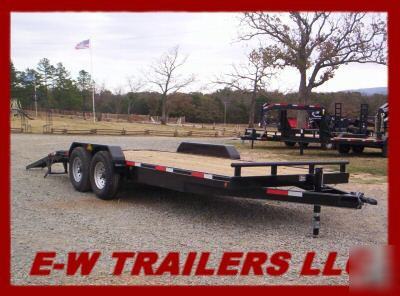 New 2010 18' plus 2' bumper pull lowboy trailers