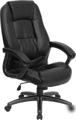 New leather executive office chair headrest desk swivel 