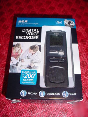 Rca VR5220 (512 mb, 200 hours) handheld digital voic...