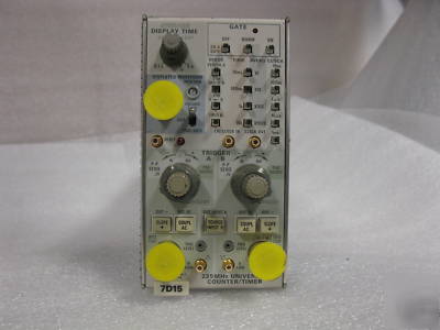 Tektronix 7D15 universal counter / timer - 225 mhz 