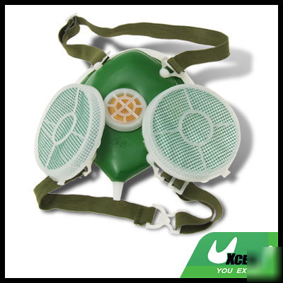 2 cartridge filter respirator dust proof mask safety