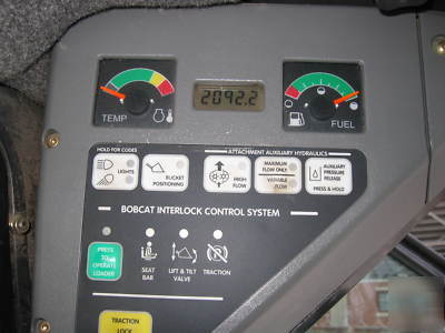 2005 bobcat skid steer S185 with acs, heat