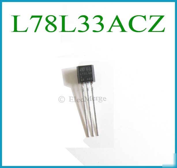 30X L78L33ACZ 78L33 3.3V voltage regulator to 92 sgs st