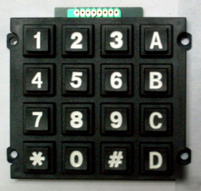 4X4 number keyboard keypad basic matrix pic avr stamp