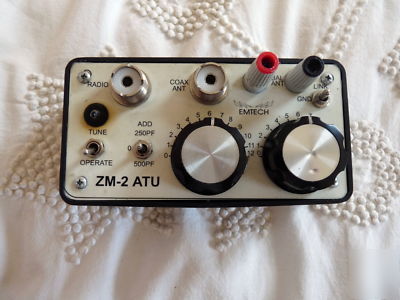 Emtech zm-2 qrp z-match antenna tuner-80-10M- very nice