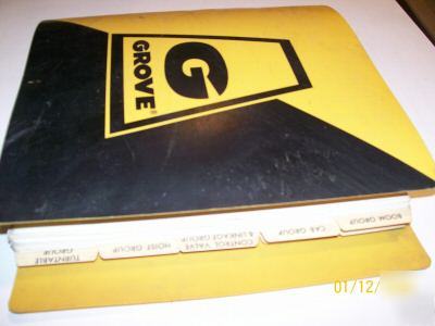 Grove TMS250A crane parts manual cummins VT225 07/1980