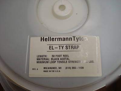 Hellermann tyton el-ty strap 50 ft reel 25 pcs 