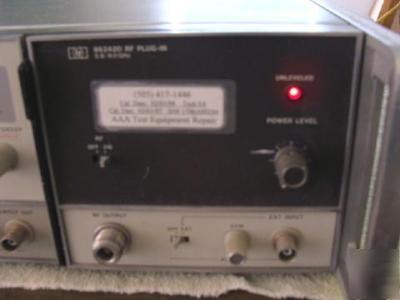 Hp - agilent 86242D 5.9-9.0 ghz rf plug in 