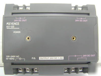 Keyence kv-U3 power supply 24VDC 1.4A 