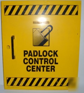 Lab safety supplyÂ® padlock control center with locks