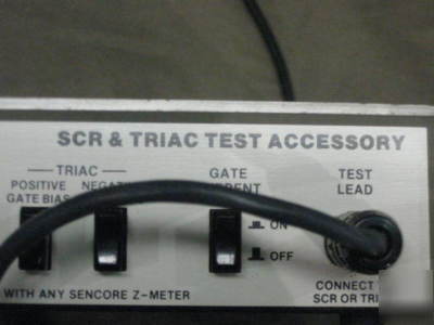 Sencore SCR250 scr&triac test accessory