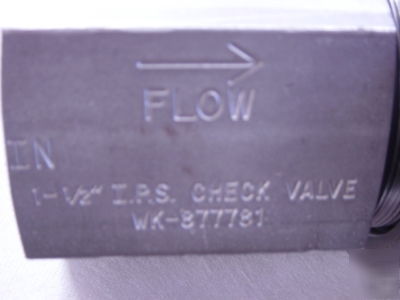 New check valve nsn: 4820-01-352-1755 part no: 877781