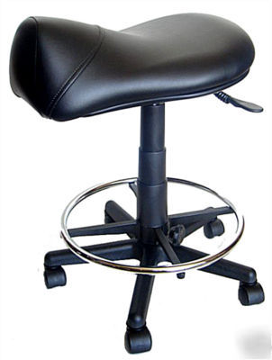 New (lg) saddle stool high lift chair (s-118)