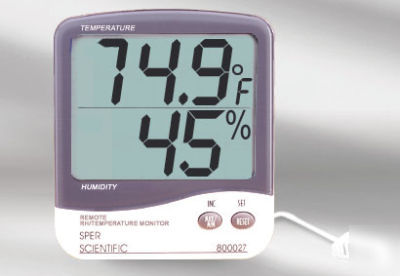 Relative humidity rh temperature remote monitor -800027