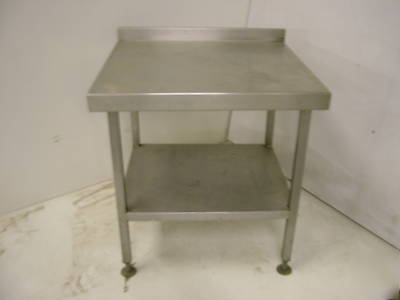 Stainless steel kitchen table prep surface commercial