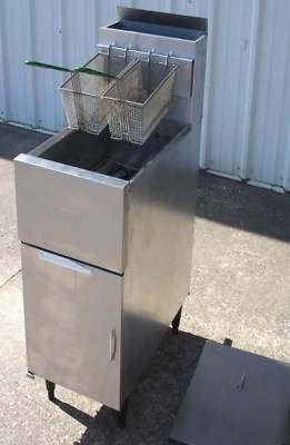 Used dean 40 lb. natural gas deep fryer SR42GNS