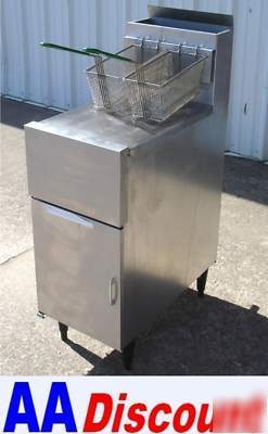 Used dean 40 lb. natural gas deep fryer SR42GNS