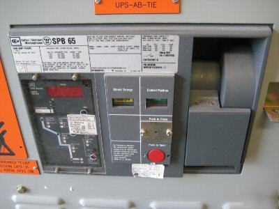 Westinghouse spb 65 disconnect breaker panel 1600 amp a