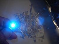 1000,3MM blue flash flashing blink water clear led,WBF3