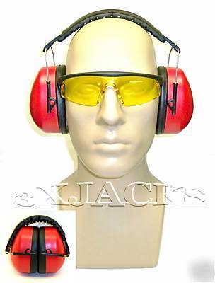 Earmuffs ear & eye protectors protection shooting range