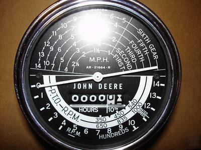 John deere AR21664 720 730 tach tachometer hour meter