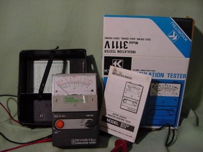 Kyoritsu insulation tester model 3111V