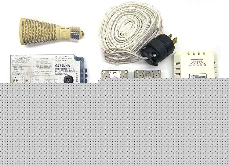 Lot 7 thermostat strip heater heating tape cone glocoil