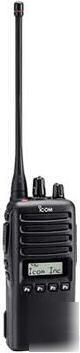 New icom F43GS uhf handheld portable two way radio 