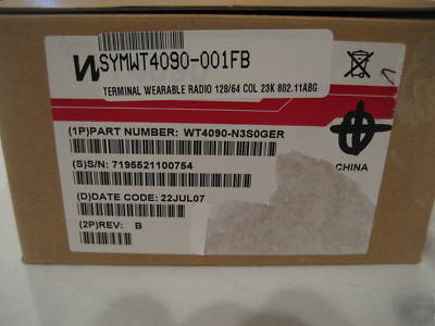 New symbol/motorola WT4090 WT4090-N3S0GER RS409 in box