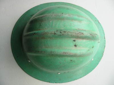 Old bullard fiberglass hard hat hard boiled well used